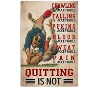 Oudrspo Connaissances de quilting vintage Guide de base du quilting Bureau des quilters Studio d'instruction Affiche de quilting Plaque en métal aluminium 12x16 pouces Décoration murale