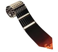 Oudrspo Cravate pour homme Cravate en soie classique à la mode Cravates de cou de guitare rock Cravates d'affaires formelles pour hommes