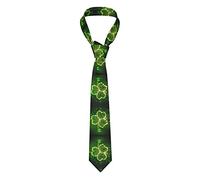 Oudrspo Cravates pour hommes St. Patrick's Day Cravates imprimées Slim Skinny Cravate pour accessoires de costumes