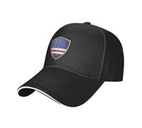 Oudrspo Drapeau Cabo Verde avec GoldHat pour Hommes et Femmes Casquette, Casquettes de Baseball Casual Sandwich, Libre d'ajuster la Taille du Bonnet