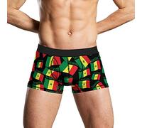Oudrspo Drapeau du Sénégal Boxer pour Homme Séchage Rapide sous-vêtements Respirants Ceinture élastique