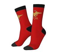 Oudrspo Empire romain Sénat SPQR drapeau Unisexe Funky Chaussettes décontractées