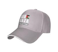 Oudrspo Free Gaza Free Palestine Nouveauté Casquette de Baseball Chapeau Classique pour Hommes Femmes réglable