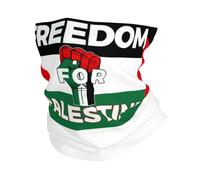 Oudrspo Free Palestine Cache-cou d'hiver en polaire coupe-vent pour couvrir le visage, cagoule, serviette, masque pour hommes et femmes