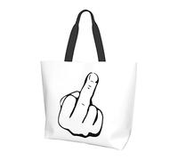 Oudrspo Fuck You Tote Bag Ladies Cute Shopping Bag Grande capacité Sac à bandoulière Work Fit Fashion Organisateur de sac à main