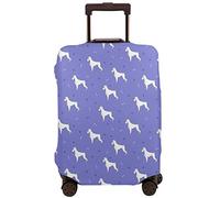 Oudrspo Housse de Bagage de Voyage pour Chiens Boxer Mignons, Anti-poussière, Protection de Valise, Housses de Bagages lavables pour Coffre, Convient aux Bagages de 22 à 24 Pouces