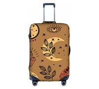 Oudrspo Housse de Bagage de Voyage Tarot Boho Moon Butterfly, Housse de Valise Durable adaptée aux Bagages de 18 à 32 Pouces