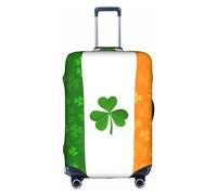 Oudrspo Housse de Bagage imprimée Drapeau Irlandais, Lavable, Anti-Rayures, Housse de Protection, pour 18 à 32 Pouces
