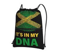 Oudrspo Jamaïcain C'est dans MyDrawstring avec fermeture éclair Sackpack Gym Sports, sac à dos étanche String Bag Cinch