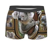 Oudrspo Koala Boxer pour Homme Fantaisie Respirant et Extensible évacuant l'humidité