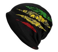 Oudrspo Lion de Judah Roi Rasta Reggae Jamaïque 8 Chapeaux de Lion de Judah Rasta Reggae Jamaïcain Bonnet Fin Chapeau de Crâne Slouchy Bonnet d'hiver Chaud en Tricot pour Hommes Femmes