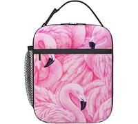 Oudrspo Pink Flamingo Art Lunch Box Réutilisable Sac À Lunch Isotherme Dames Hommes Boîte À Lunch Adaptée Au Camping Bureau École