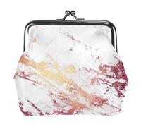 Oudrspo Porte-Monnaie à Boucle pour Femme Multi-8 Pretty Marble, Pochette à Fermeture à Baiser, Porte-Monnaie, Portefeuille, 4,3 x 4,7 pouces/11 x 12 cm
