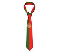 Oudrspo Portugal drapeau Cool portugais hommes cravate traditionnelle cravate décontracté affaires cravate doux noël cravates pour mariage Business College