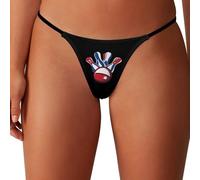 Oudrspo Quilles et Boules de Bowling, Strings pour Femmes, sous-vêtements sans Coutures, Culottes Invisibles