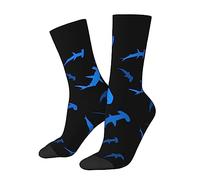 Oudrspo requins-marteaux Chaussettes unisexes funky Chaussettes décontractées