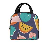 Oudrspo Sac à lunch isotherme Fruit Banana Lunch Box Réutilisable Mignon Fourre-tout Boîte à lunch pour adultes et enfants, Sacs à lunch étanches pour le travail Bureau Voyage École Pique-nique