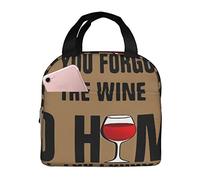 Oudrspo Sac à lunch isotherme If You Got The Wine Go Home Lunch Box Réutilisable Boîte à lunch fourre-tout mignonne pour adultes et enfants, Sacs à lunch isothermes étanches pour le bureau