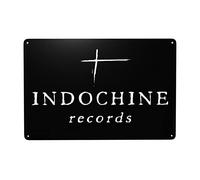 Oudrspo Sign for Indochine Metal Tin Sign for Home Bar Cafe Farm Wall Decor Poster Plaque Entryway Decor Gallery Wall Signs Man Cave Signs