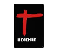Oudrspo Sign for Indochine Metal Tin Sign for Home Bar Cafe Farm Wall Decor Poster Plaque Entryway Decor Gallery Wall Signs Man Cave Signs
