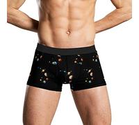 Oudrspo Space Solar System Boxer pour Homme à séchage Rapide sous-vêtements Respirants avec Ceinture élastique