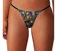 Oudrspo String Invisible Fantasy Tree House pour Femme, sous-vêtements sans Coutures.