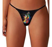 Oudrspo String pour Femme violoniste, sous-vêtements Invisibles sans Coutures