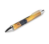 Oudrspo Stylo à bille rétractable Common Sunset, 0,5 mm, écriture fluide, encre noire, accessoires de prise de notes pour le bureau, 1 pièce