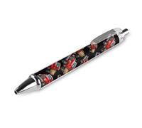 Oudrspo Stylo à bille rétractable en forme de camion de ferme, 0,5 mm, écriture fluide, encre noire, accessoires de prise de notes pour le bureau, 1 pièce