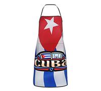 Oudrspo Tablier de cuisine amusant avec drapeau de Cuba, pour femmes et hommes, bavoir pour barbecue, pâtisserie, artisanat, dessin, cadeaux de Chef