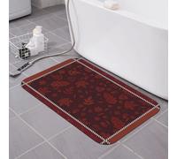 Oudrspo Tapis de Bain en Terre de diatomées Super Absorbant à séchage Rapide, antidérapant à Profil Bas pour Baignoire, Tapis de Salle de Bain pour Douche et évier 40,6 x 61 cm