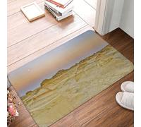 Oudrspo Tapis d'entrée Karamay The Devil City, résistant et Doux, Tapis de Bienvenue, Semelle en Caoutchouc pour intérieur et extérieur, 40 x 60 cm