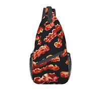 Oudrspo Trotting Flat Coated Retrievers Paw Sac de poitrine diagonal décontracté unisexe, sac à bandoulière polyvalent pour voyage, randonnée, sac à dos