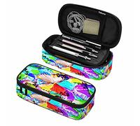 Oudrspo Trousse à Crayons Papillon colorée Belles Ailes d'insectes Papillon battant Jardin Printemps Grande capacité Pochette pour Stylo pour école étudiant Bureau Adulte Fille garçon