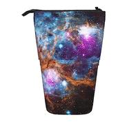 Oudrspo Trousse à Crayons télescopique Univers Galaxy Space Print Sac à Crayons Debout Étui à Papeterie Porte-Stylo télescopique Pop Up Porte-Crayons pour Le Travail de Bureau Cadeau de Vacances