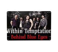 Oudrspo Within Hat Temptation Signes en métal Signes de décoration de décor de décoration de l'homme, Plaques murales extérieures Garage Signes rétro Bar Signes drôles