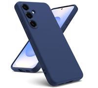 Oududianzi - Coque Compatible avec Samsung Galaxy S25 5G, [Silicone TPU Liquide] [Intérieur Microfibre] Souple Étuis en Caoutchouc Housse Antichoc Protection Bumper Coque S25 5G - Bleu Nuit