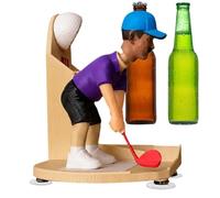 Oue-Bière Bouteille | Tire-Bouchon Manuels Imprimé 3D | Décapsuleur sur Thème Golf - pour Papa Golfeur Cuisine Maison Bureau Camping Voyage BBQ Fête