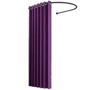 OUFEIJIA EUR Cabine d'essayage Portable avec Rideau d'ombrage, Cabine Stable et discrète for magasins de vêtements centres commerciaux, Design Pliable(Lila,95 * 95cm)
