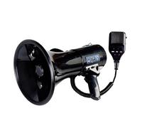 OUFEIJIA EUR Mégaphone Portable 50 W avec Enregistrement et Volume élevé for Les Cheerleading, Le Football Exercices de sécurité(Svart)