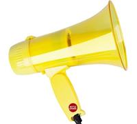 OUFEIJIA EUR Mégaphone sans Fil 20 W avec sirène, Enregistrement 240 s et Sangle for Une Utilisation en intérieur extérieur