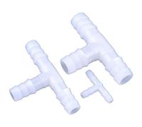 OUFEIJIA EUR Té de Type T 3 pièces, connecteur en Plastique, té diamètre égal, Tuyau, Accessoire pagode, matériau PE 4mm à 25mm(25mm)