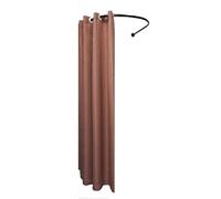 OUFEIJIA EUR Vestiaire Autonome, Cabine d'essayage occultante, kit de Tringle Montage Inclus, Convient aux dortoirs des centres baignade(Brown,90x90cm)