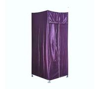 OUFEIJIA EUR Vestiaire Portable avec Rideaux occultants, adapté aux magasins de vêtements, cabines d'essayage des centres commerciaux et Bureaux(Lila,100 * 100 * 200cm)