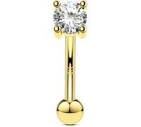 OUFER 16G Piercing Rook Or Solide 9ct Ring Daith Earrings Helix Tragus Barbell Orbital Conch Anneau Cartilage Oreille CZ Labret Vertical Levre Eyebrow Women Jewelry 8mm Bijoux Femme Gifts