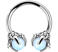 OUFER Body Piercing Anneau de Septum Piercing Hélix Fer à Cheval en Acier Chirurgical 316L Piercing Oreille Cartilage Griffe de Dragon, Anneau de Nez, Tragus, Daith, Rook Piercing Bijoux de Corps 16G