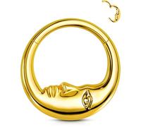 OUFER Body Piercing Cartilage Earring Hoops 16G Septum Ring 316L Stainless Steel Helix Piercing Jewellery Tragus Conch Daith Rook Snug Earring Ring Bars Septum Piercing Jewellery