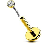 OUFER Body Piercing Helix Piercing 18G Titanium Threadless Labret Lip Piercing Jewellery Push in Tragus Conch Stud Bar Earrings