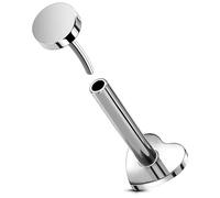 OUFER Body Piercing Labret Piercing Stud 16G Titanium Threadless Helix Lip Bar Jewellery 5/6/8/10/12mm Cartilage Conch Tragus Earrings