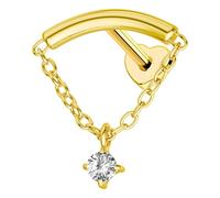 OUFER Body Piercing Lip Studs Labret Bars Titanium 6/8mm Silver Gold Helix Tragus Stud Piercing Jewellery Internally Threaded Flat Back Earring Women Men